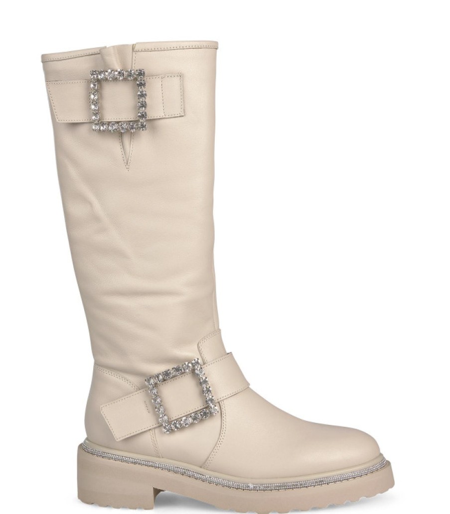 Alma En Pena ALMA Flache Stiefel | Kaufen Sie Bota Con Hebillas