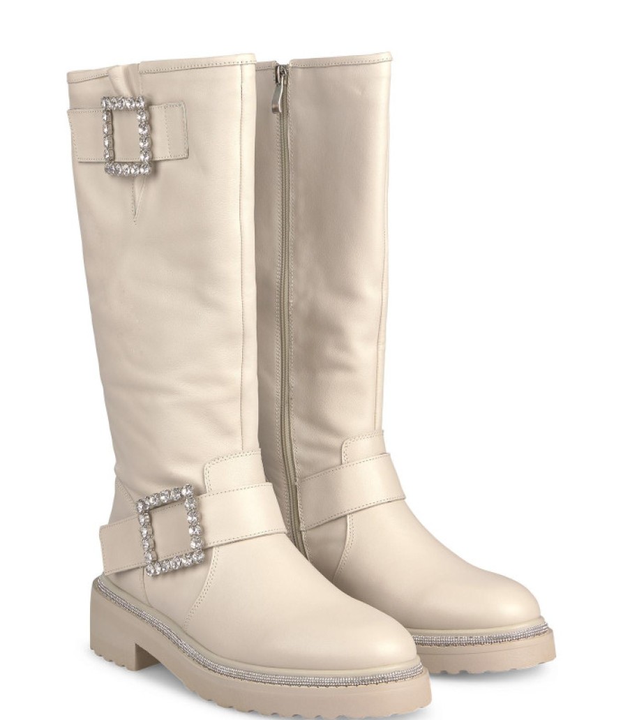 Alma En Pena ALMA Flache Stiefel | Kaufen Sie Bota Con Hebillas