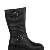 Alma En Pena ALMA Flache Stiefel | Kaufen Sie Stiefel Mit Seitlichen Schnallen