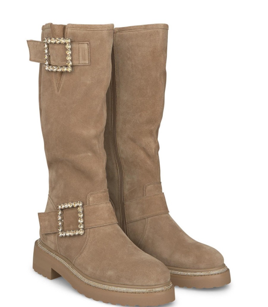 Alma En Pena ALMA Flache Stiefel | Kaufen Sie Bota Con Hebillas