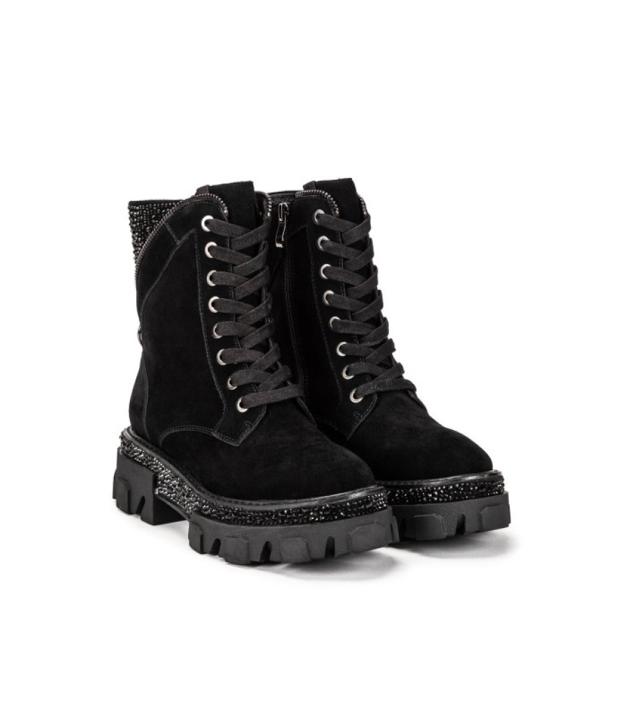 Alma En Pena ALMA Flache Stiefeletten | Kaufen Sie Botin Detalle Pedreria