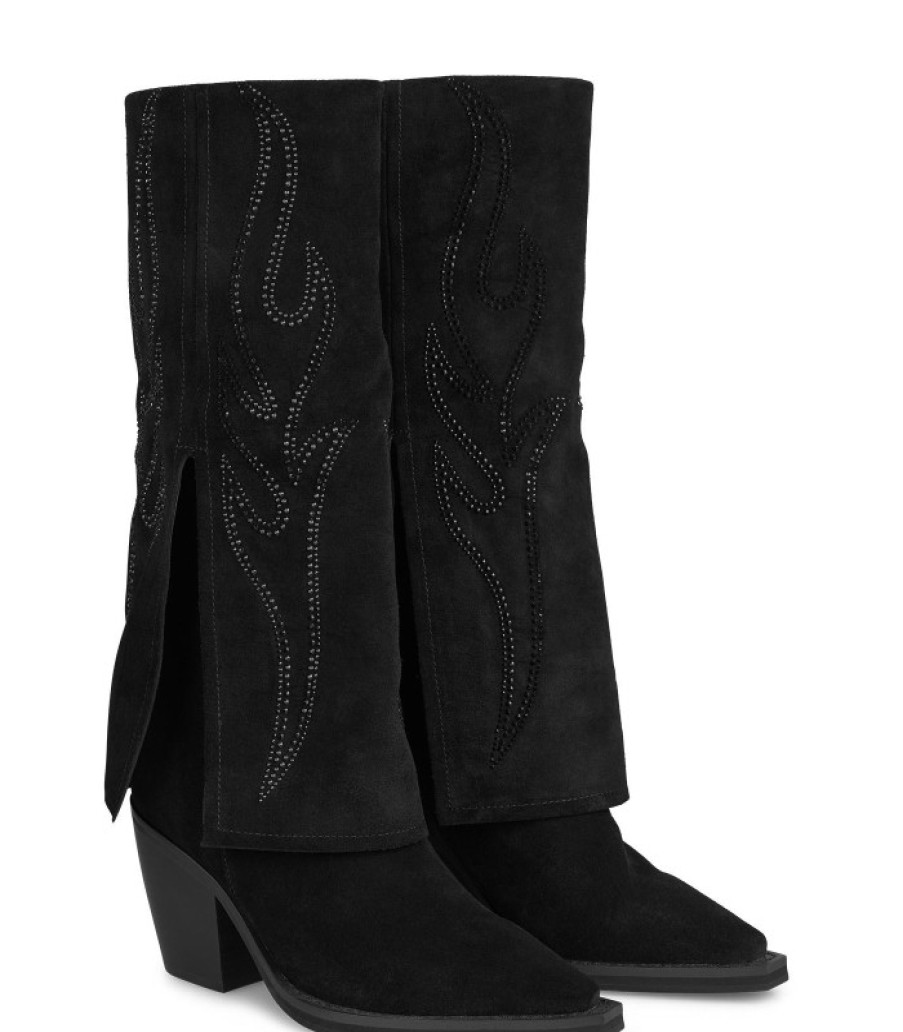 Alma En Pena ALMA Stiefel Mit Absatz | Kaufen Sie Bota Adorno Lamas