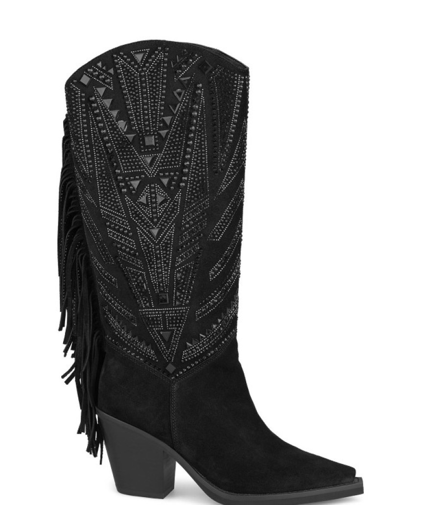 Alma En Pena ALMA Stiefel Mit Absatz | Kaufen Sie Bota Con Flecos Traseros