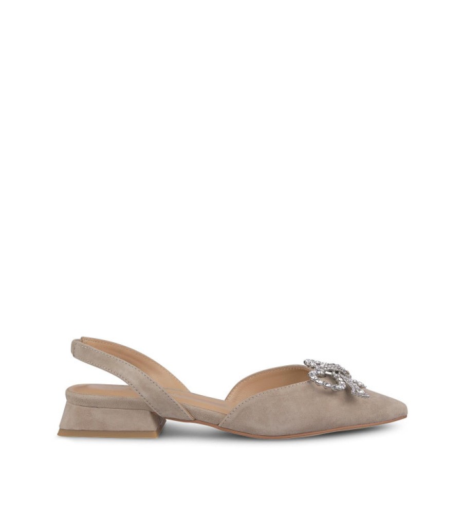 Alma En Pena ALMA Flache Schuhe | Kaufen Sie Leder-Slingback-Ballerina