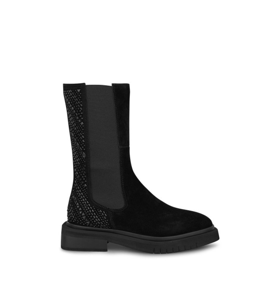 Alma En Pena ALMA Flache Stiefeletten | Kaufen Sie Strass-Stiefelette Zuruck